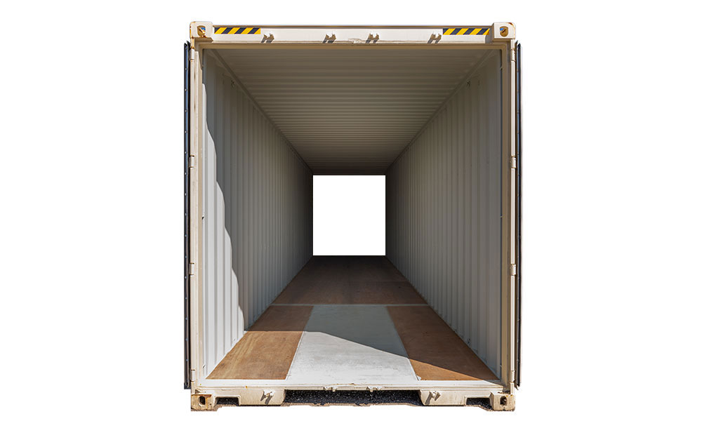 40 foot double end access container